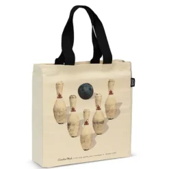 Abbott Tote Bag - 5 Pin Bowling - Little Painter Art | Exploring the Endless Possibilities of Art| Canvas