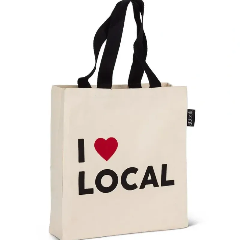 Abbott Tote Bag - I Heart Local - Little Painter Art | Exploring the Endless Possibilities of Art| Hot