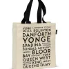 Abbott Tote Bag - Toronto Streets - Little Painter Art | Exploring the Endless Possibilities of Art| Canvas