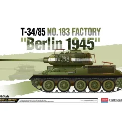 Academy 1/35 T-34/85 No.183 Factory "Berlin 1945" - Little Painter Art | Exploring the Endless Possibilities of Art| Shop All