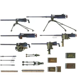Academy 1/35 U.S. MACHINE GUN SET - Little Painter Art | Exploring the Endless Possibilities of Art| Shop All