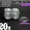 Acrylic Bases - Round 25 mm CLEAR - Little Painter Art | Exploring the Endless Possibilities of Art| Shop All