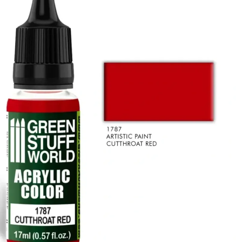Acrylic Color CUTTHROAT RED - Little Painter Art | Exploring the Endless Possibilities of Art| Pigment