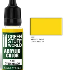 Acrylic Color CYBER YELLOW - Little Painter Art | Exploring the Endless Possibilities of Art| Pigment