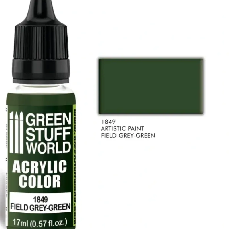 Acrylic Color FIELD GREEN-GREY - Little Painter Art | Exploring the Endless Possibilities of Art| Pigment