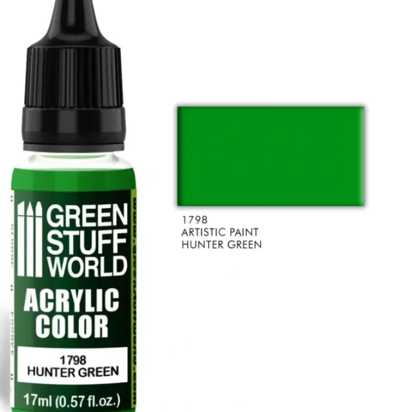 Acrylic Color HUNTER GREEN - Little Painter Art | Exploring the Endless Possibilities of Art| Pigment