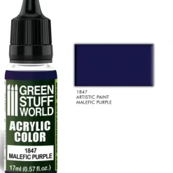 Acrylic Color MALEFIC PURPLE - Little Painter Art | Exploring the Endless Possibilities of Art| Pigment