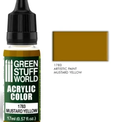 Acrylic Color MUSTARD YELLOW - Little Painter Art | Exploring the Endless Possibilities of Art| Pigment