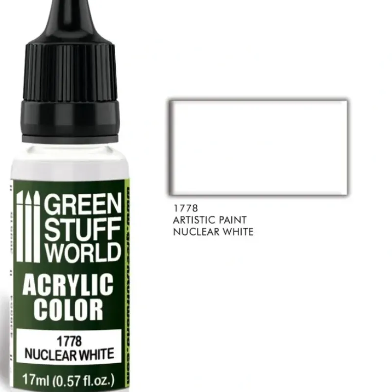 Acrylic Color NUCLEAR WHITE - Little Painter Art | Exploring the Endless Possibilities of Art| Pigment