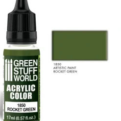 Acrylic Color ROCKET GREEN - Little Painter Art | Exploring the Endless Possibilities of Art| Pigment