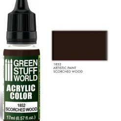 Acrylic Color SCORCHED WOOD - Little Painter Art | Exploring the Endless Possibilities of Art| Pigment
