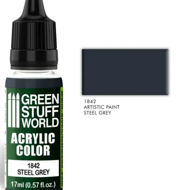 Acrylic Color STEEL GREY - Little Painter Art | Exploring the Endless Possibilities of Art| Pigment