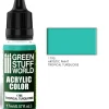 Acrylic Color TROPICAL TURQUOISE - Little Painter Art | Exploring the Endless Possibilities of Art| Pigment