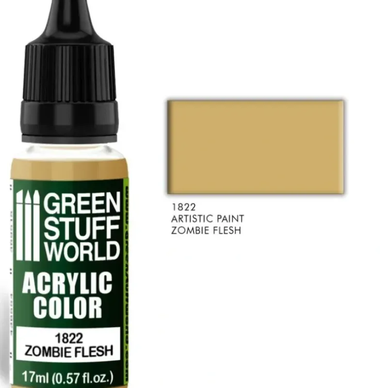 Acrylic Color ZOMBIE FLESH - Little Painter Art | Exploring the Endless Possibilities of Art| Pigment