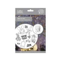 All Hallows Eve Clear Acrylic Stamps - Boo to you - Little Painter Art | Exploring the Endless Possibilities of Art| Shop All