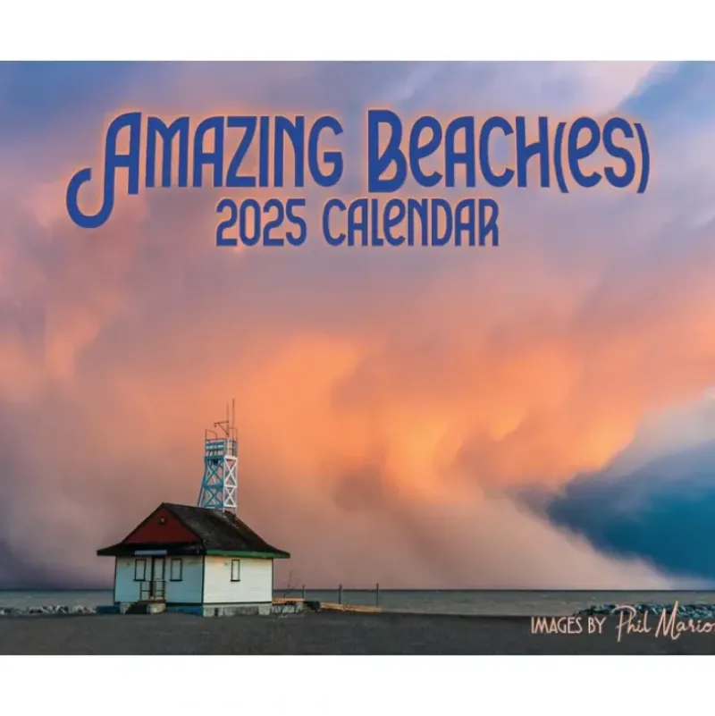 Amazing Beach(es) 2025 Wall Calendar by Phil Marion - Little Painter Art | Exploring the Endless Possibilities of Art| Hot