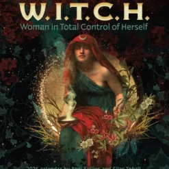 Amber Lotus 2025 Wall Calendar - W.I.T.C.H. (Woman In Total Control of Herself) - Little Painter Art | Exploring the Endless Possibilities of Art| Shop All
