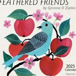 Amber Lotus 2025 Wall Calendar - Feathered Friends - Little Painter Art | Exploring the Endless Possibilities of Art| Shop All