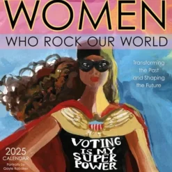Amber Lotus 2025 Wall Calendar - Women Who Rock Our World - Little Painter Art | Exploring the Endless Possibilities of Art| Shop All