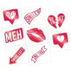 Amscan Anti-Valentine Foil Tattoos 8pk - Little Painter Art | Exploring the Endless Possibilities of Art| Shop All