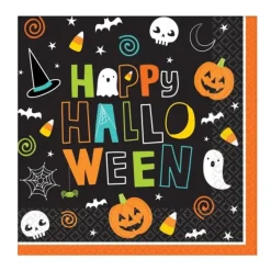 Amscan Beverage Napkins 125pk Halloween Friends - Little Painter Art | Exploring the Endless Possibilities of Art| Hot