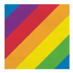 Amscan Beverage Napkins 16pk - Rainbow - Little Painter Art | Exploring the Endless Possibilities of Art| Hot