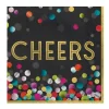 Amscan Beverage Napkins 40pk Colourful Confetti Cheers - Little Painter Art | Exploring the Endless Possibilities of Art| Hot