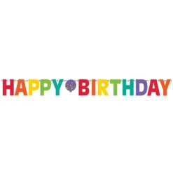 Amscan Birthday Banner - Giant Rainbow Letters - Little Painter Art | Exploring the Endless Possibilities of Art| Hot
