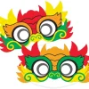 Amscan Chinese New Year Paper Masks 8pk - Little Painter Art | Exploring the Endless Possibilities of Art| Shop All