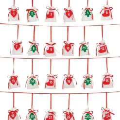 Amscan Christmas Advent Pouch Garland 10ft - Little Painter Art | Exploring the Endless Possibilities of Art| Hot