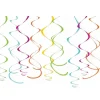 Amscan Colourful Plastic Swirl Decorations - Little Painter Art | Exploring the Endless Possibilities of Art| Shop All
