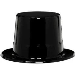 Amscan Costume Accessory - Black Plastic Top Hat - Little Painter Art | Exploring the Endless Possibilities of Art| Hot