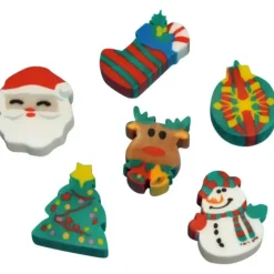 Amscan Eraser Set 24pc Holiday Fun - Little Painter Art | Exploring the Endless Possibilities of Art| Hot