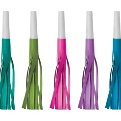 Amscan Fringed Party Blowouts 8pk Starlight Foil - Little Painter Art | Exploring the Endless Possibilities of Art| Hot