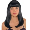 Amscan Halloween Costume Wig - Black Electra - Little Painter Art | Exploring the Endless Possibilities of Art| Hot