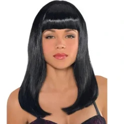 Amscan Halloween Costume Wig - Black Electra - Little Painter Art | Exploring the Endless Possibilities of Art| Hot