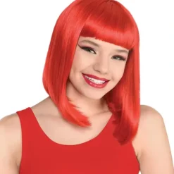 Amscan Halloween Costume Wig - Red Bob - Little Painter Art | Exploring the Endless Possibilities of Art| Hot