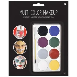 Amscan Halloween Makeup - Multi-Colour Pallete Kit - Little Painter Art | Exploring the Endless Possibilities of Art| Hot