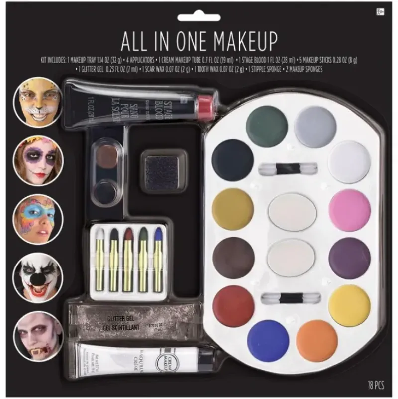 Amscan Halloween Makeup - All-In-One Kit - Little Painter Art | Exploring the Endless Possibilities of Art| Hot