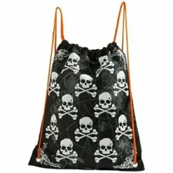 Amscan Halloween Skull & Bones Backpack Treat Sack - Little Painter Art | Exploring the Endless Possibilities of Art| Shop All