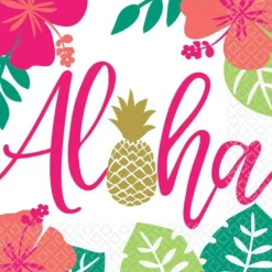 Amscan Lunch Napkins 16pk - Aloha - Little Painter Art | Exploring the Endless Possibilities of Art| Shop All