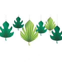 Amscan Palm Leaf Fans Hanging Decorations 6pk - Little Painter Art | Exploring the Endless Possibilities of Art| Shop All
