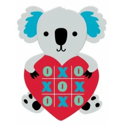 Amscan Valentine's Koala Tic Tac Toe Craft Kit - Little Painter Art | Exploring the Endless Possibilities of Art| Shop All
