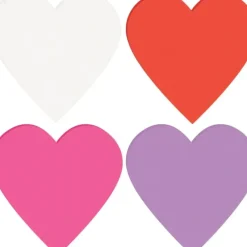 Amscan Valentines Large Craft Foam Hearts - Little Painter Art | Exploring the Endless Possibilities of Art| Hot
