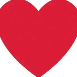 Amscan Valentines Paper Heart Cutout 10 1/2" - Little Painter Art | Exploring the Endless Possibilities of Art| Hot