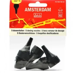 Amsterdam Dosing Writer Bottle Tips 5pk - Little Painter Art | Exploring the Endless Possibilities of Art| Shop All