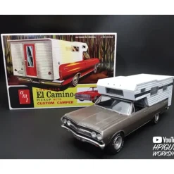 AMT 1/25 1965 Chevy El Camino w/Camper - Little Painter Art | Exploring the Endless Possibilities of Art| Shop All