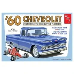 AMT 1960 Chevy Custom Fleetside Pickup w/Go Kart 1/25 (Level 2) - Little Painter Art | Exploring the Endless Possibilities of Art| Shop All