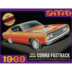 AMT 1969 Ford Torino Cobra Fastback 2T 1/25 Model Kit (Level 2) - Little Painter Art | Exploring the Endless Possibilities of Art| Shop All