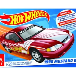 AMT Hot Wheels 1996 Ford Mustang GT (Snap) 2T 1/25 Model Kit - Little Painter Art | Exploring the Endless Possibilities of Art| Shop All